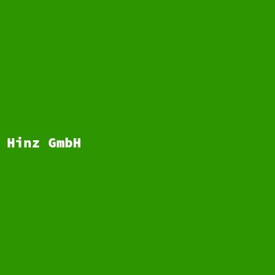 Hersteller: Hinz GmbH