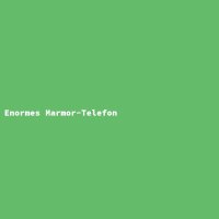 Enormes Marmor-Telefon