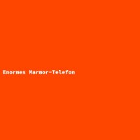 Enormes Marmor-Telefon