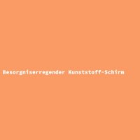 Besorgniserregender Kunststoff-Schirm
