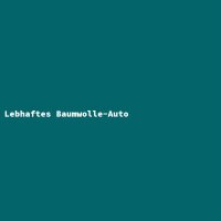 Lebhaftes Baumwolle-Auto