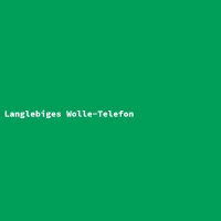 Langlebiges Wolle-Telefon