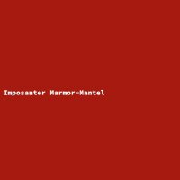 Imposanter Marmor-Mantel