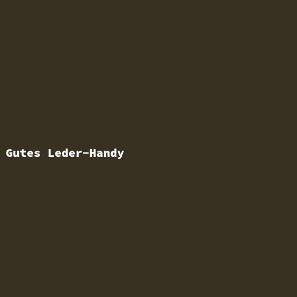 Gutes Leder-Handy