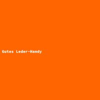 Gutes Leder-Handy