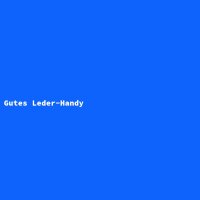 Gutes Leder-Handy