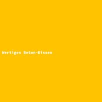 Wertiges Beton-Kissen