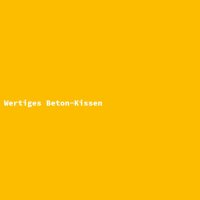 Wertiges Beton-Kissen
