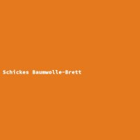 Schickes Baumwolle-Brett