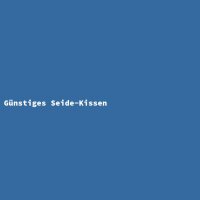G&uuml;nstiges Seide-Kissen