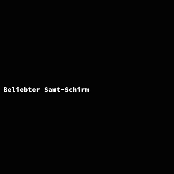Beliebter Samt-Schirm
