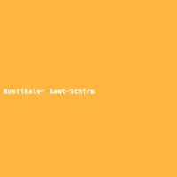 Rustikaler Samt-Schirm