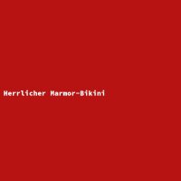 Herrlicher Marmor-Bikini