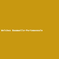 Weiches Baumwolle-Portemonnaie
