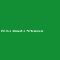 Weiches Baumwolle-Portemonnaie